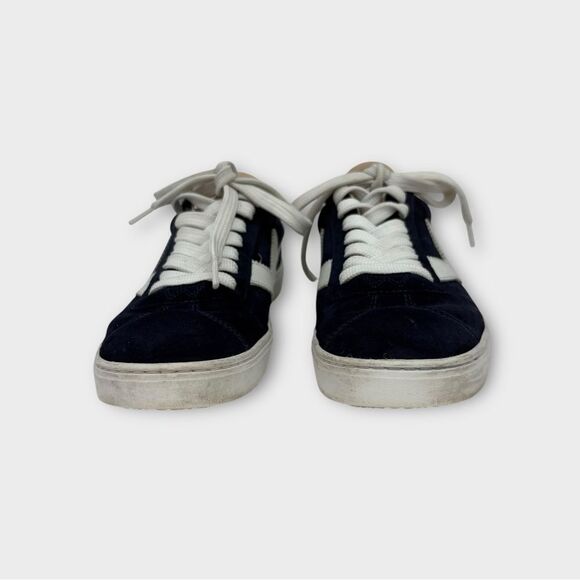 Stuart Weitzman Daryl Suede Sneakers in Blue and White Women's Size 5.5 - Picture 3 of 8